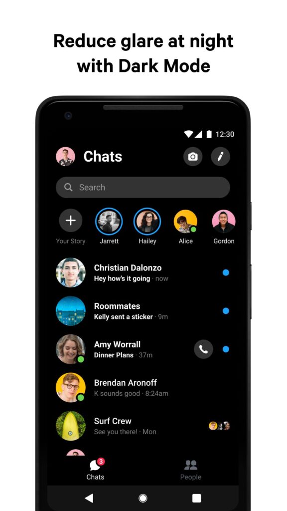 FB messenger download for asha 200