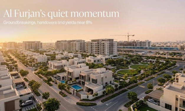 Al Furjan’s quiet momentum: groundbreaking, handovers, and yields near 8%